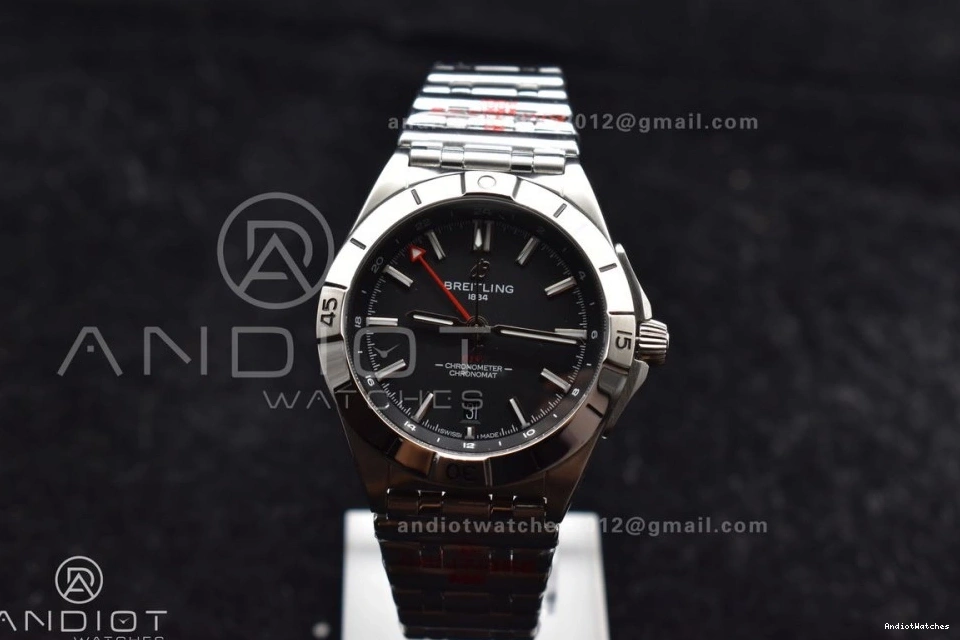 Black 1:1 UrbanStyle Factory Best Dial SS Bracelet GMT Breitling 530 Automatic On 40mm BLS A Chronomat Edition 1104